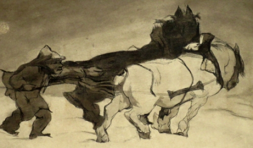 Grafiek van de Mechelse kunstenaar Alfred Ost