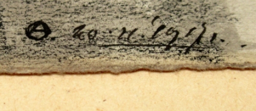 Pentekening uit 1917 van Alfred Ost kopen