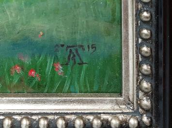 Schilderij op paneel geschilderd door Hough Teresa Beth in 2015