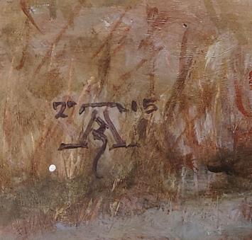 Schilderij op paneel geschilderd door Hough Teresa Beth