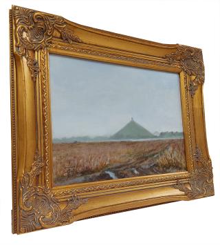 Hough Teresa Beth met een kunstwerk