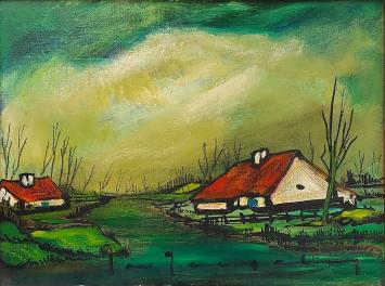 Expressionistisch schilderij van Stephaan Tessely kopen