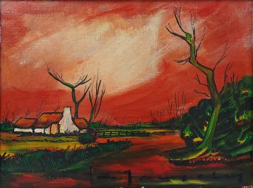 Expressionistisch schilderij van Stephaan Tessely kopen