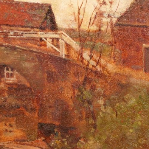 Sloot met bruggetje 1908