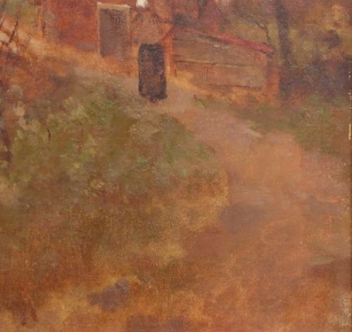 Sloot met bruggetje 1908