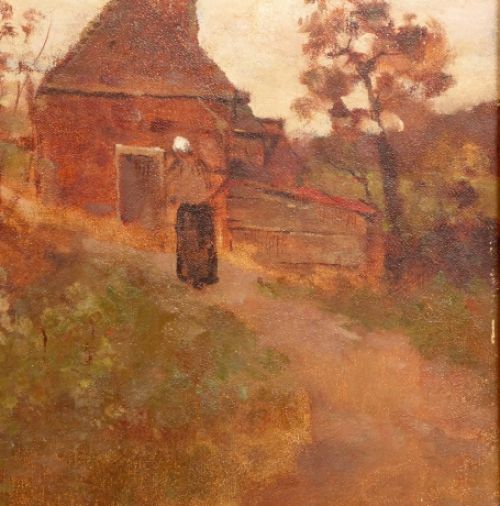 Sloot met bruggetje 1908