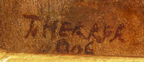 Sloot met bruggetje 1908