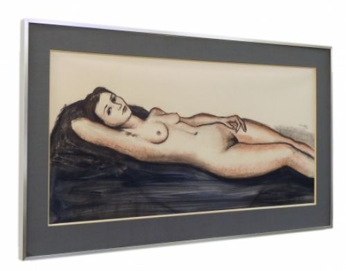 De Belgische kunstschilder Theo Humblet