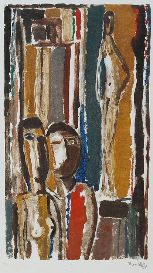 Aquarel (monotype) kopen van Theo Humblet