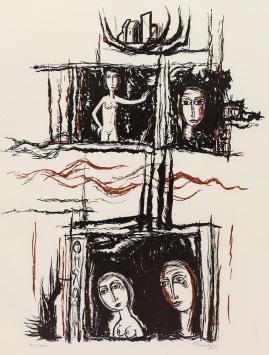 Litho van de Belgische kunstenaar Theo Humblet kopen
