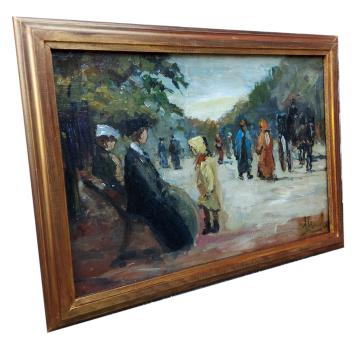 Mensen in het park