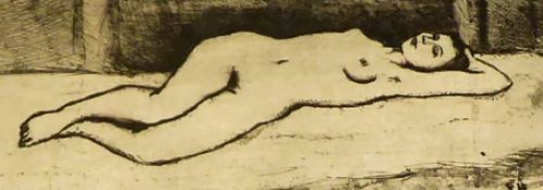 Ets van de Belgische kunstenaar Theo Humblet