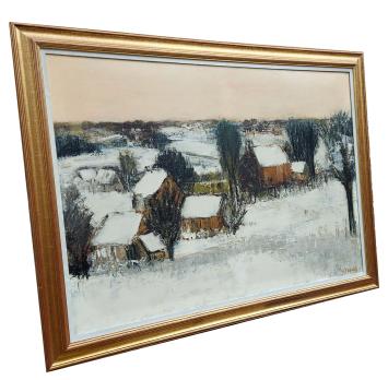 Besneeuwd gehucht