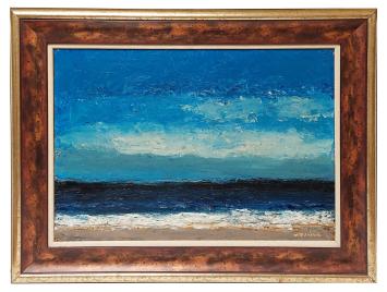 De Noordzee geschilderd door Walter Theunynck