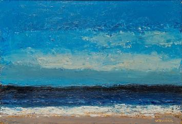 Schilderij door de Belgische kunstenaar W. Teunink