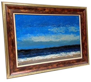 De Vlaamse kunstschilder Walter Theunynck uit Zwalm