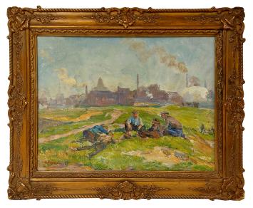 Schilderij van Belgische schilder Emile Thysebaert kopen