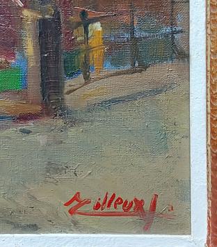 Zicht op Lier 1944 – Oil on canvas – Joseph Tilleux