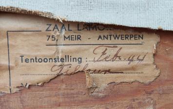 Zicht op Lier 1944 – Oil on canvas – Joseph Tilleux