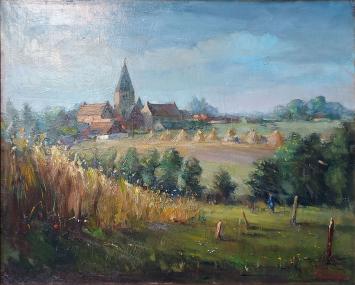 De Belgische schilder Joseph Thilleux