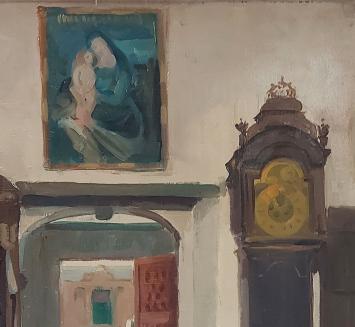 Zicht op de sacristie Lierse Sint-Gummaruskerk