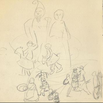 Tekening Schetsen (voor en achter) 16