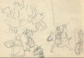 Tekening Schetsen (voor en achter) 16