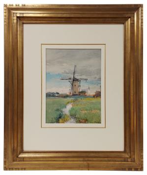 Aquarel van de Belgische schilder Louis Titz kopen