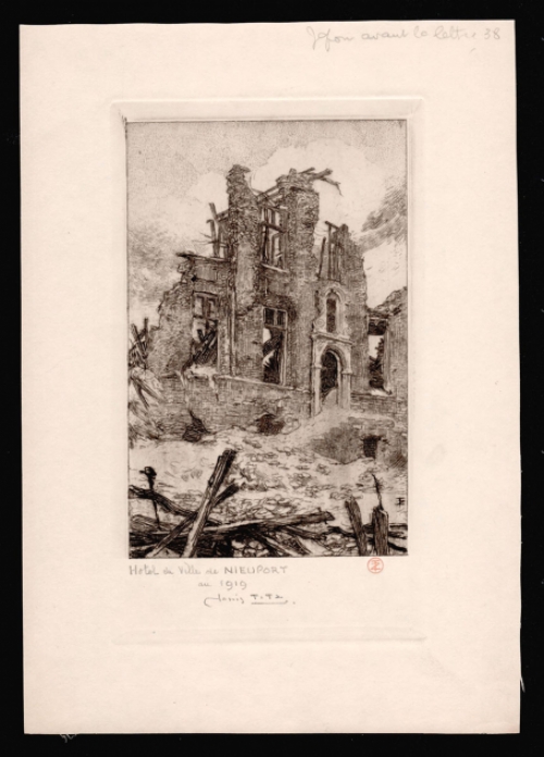 Ets van de Belgische etser Louis Titz