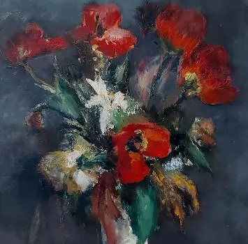 Buy oil painting, flower still life by Tony-Luc Blickx