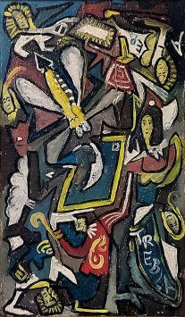 Surrealistisch schilderij van Trebla kopen