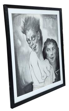 Tekening, schroom 1980