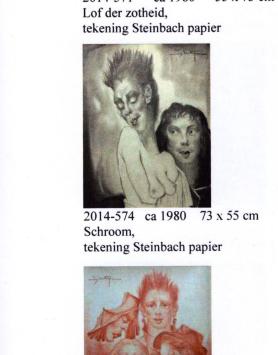 Tekening, schroom 1980