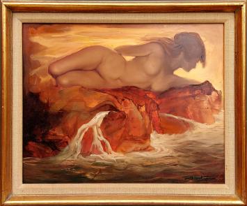 Surrealistisch schilderij van Jos Trotteyn kopen