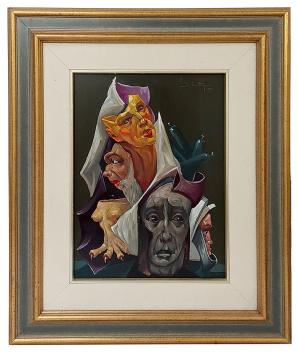 Jos Trotteyn  met de harpij