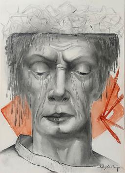 De Belgische kunstenaar Jos Trotteyn