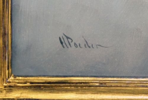 Schilderijtje van Henk Poeder