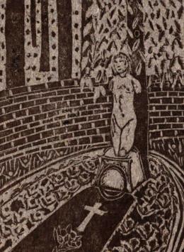 Originele houtsnede van Edgard Tytgat aankopen