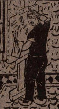 Houtsnede, Quelques images de la vie d'un artiste en 1917 planche 11