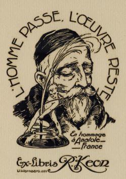 Houtsnede van de Belgische graficus Urbain Wernaers