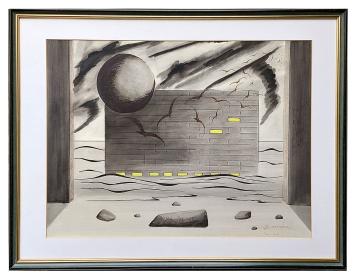 Aquarem van Belgische kunstenaar Jacques De Jonghe