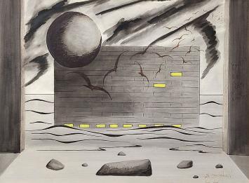 Kunstwerk van Jacques De Jonghe (signeert De Jonghe V.)