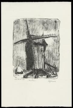 Grote litho van Vic Dooms Belgische kunstenaar