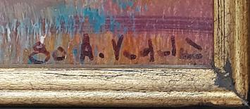 Schilderij van Angelo Vadalà op doek