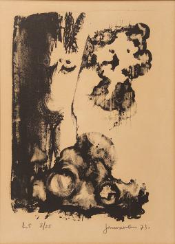 Kunstwerk van Jan Vaerten, abstract grafisch kunstwerk