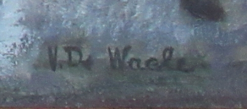 Schilderij van de kunstenaar uit Hamme Valentijn de Waele