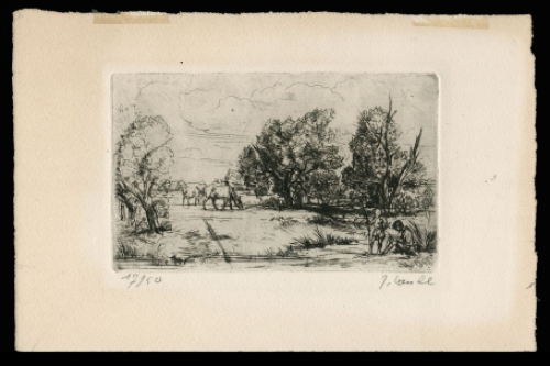 Ets van de Belgische etser Jules Van Ael kopen