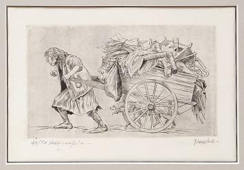 ets van de Belgische etser Jules Van Ael