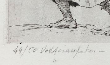 Etsen kopen van de Antwerpse kunstenaar Jules Van Ael