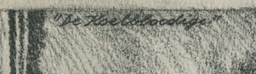 Tekening van een koe van Paul Van Dessel